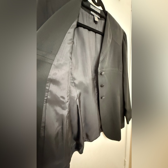 Lafayette 148 NY Black Tailored Blazer Jacket Size 6 - Picture 8 of 14